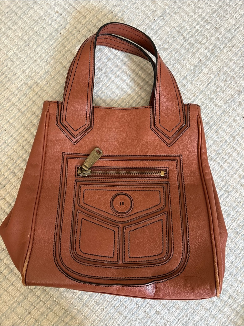 Vintage Marc Jacobs Tan Leather Bag